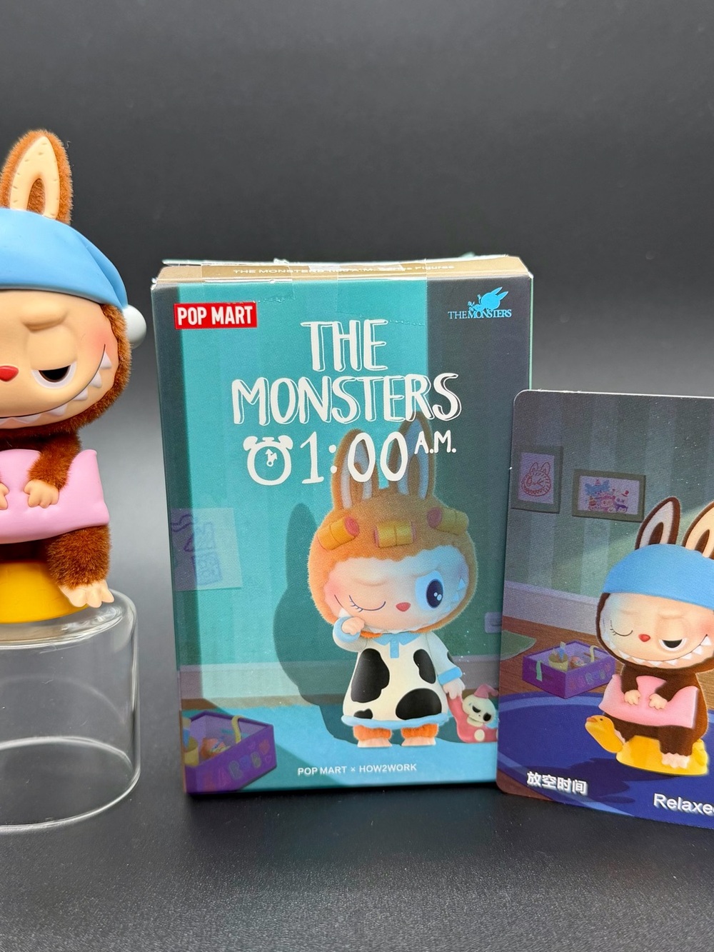 POP MART The Monsters 01:00 A.M. Collectible Figure - Blue, Orange, Pink